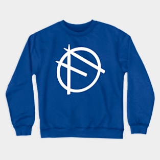 Francis_logo blanc Crewneck Sweatshirt